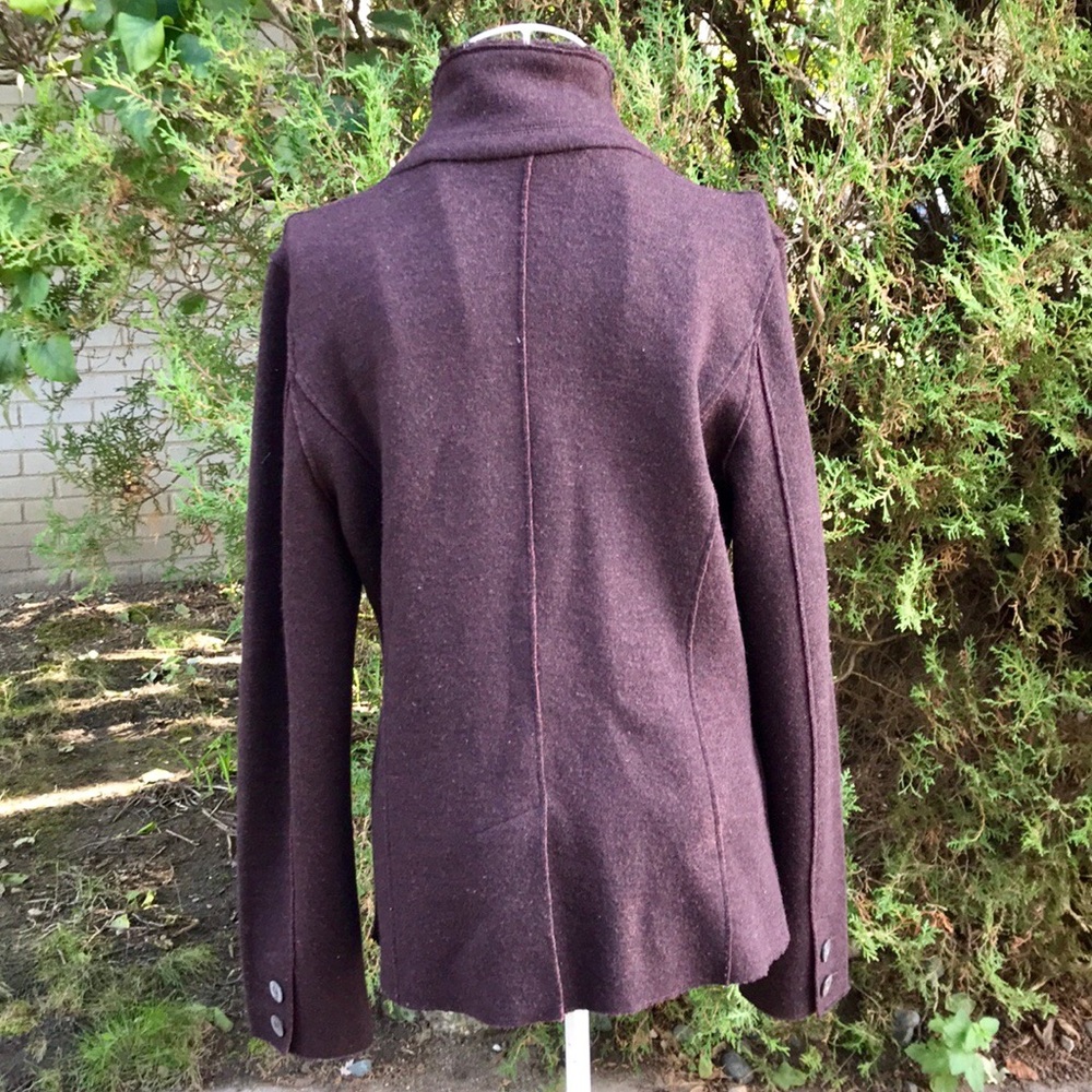 Eileen Fisher Wool Blend Blazer Style Jacket - Picture 4 of 7